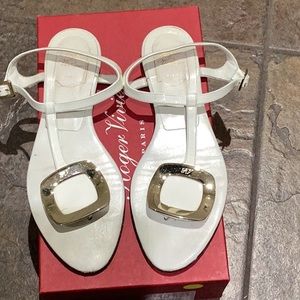 Authentic Roger Vivier flat thong sandal